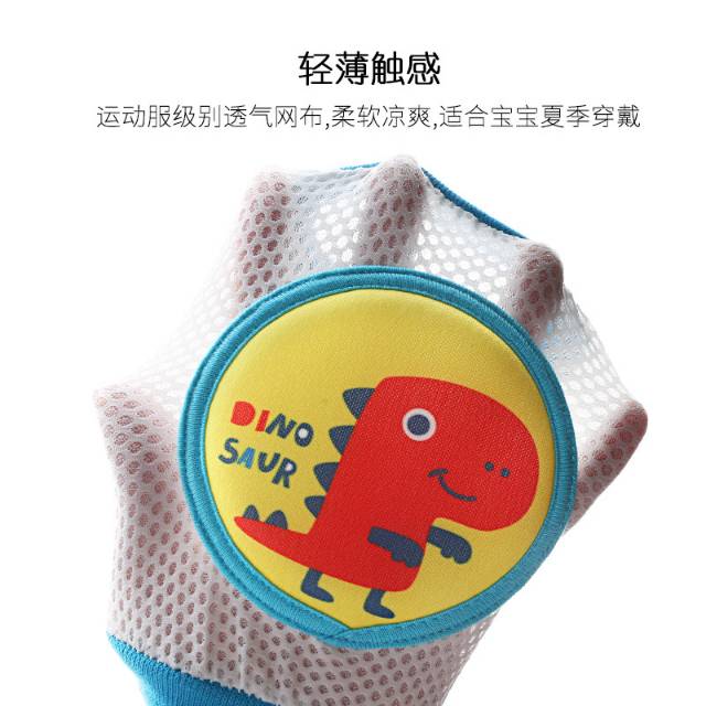 Cute Baby Knee Brace Summer Children's Knee Brace Elbow Infants Learn To Walk Leg Brace Mesh Knee Brace A Hair Replacement details Picture