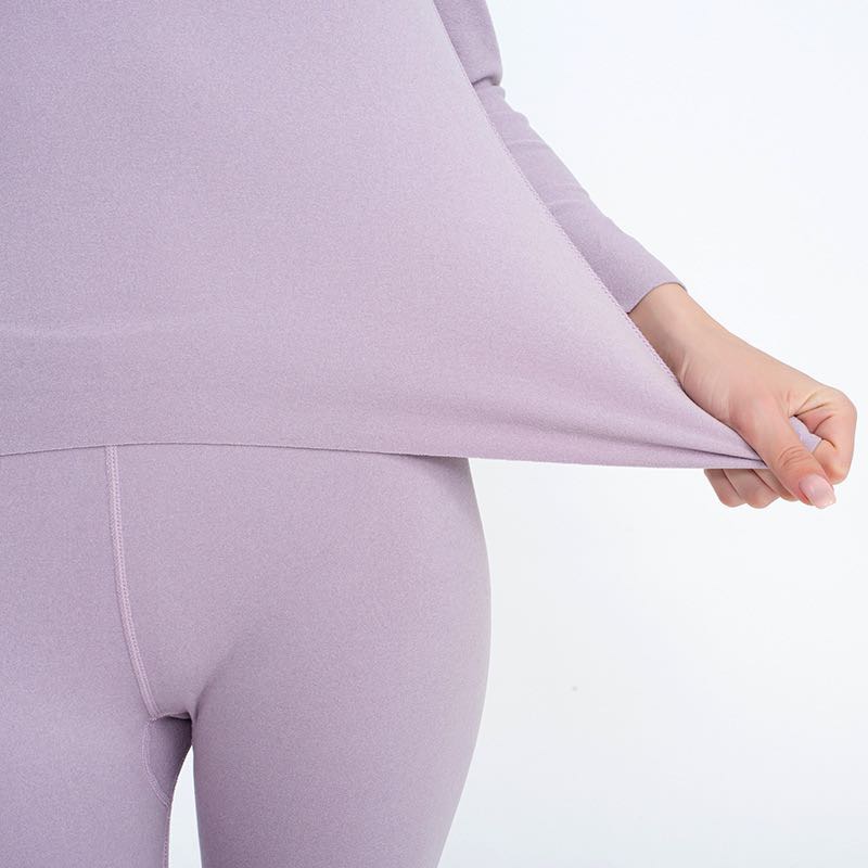 保暖内衣女德绒自发热内衣套装加绒加厚无痕秋衣大码保暖衣女产品图