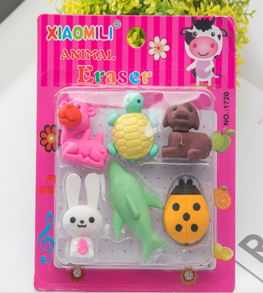 小米粒XIAOMILI新款大萝卜橡皮擦可爱学习文具产品图