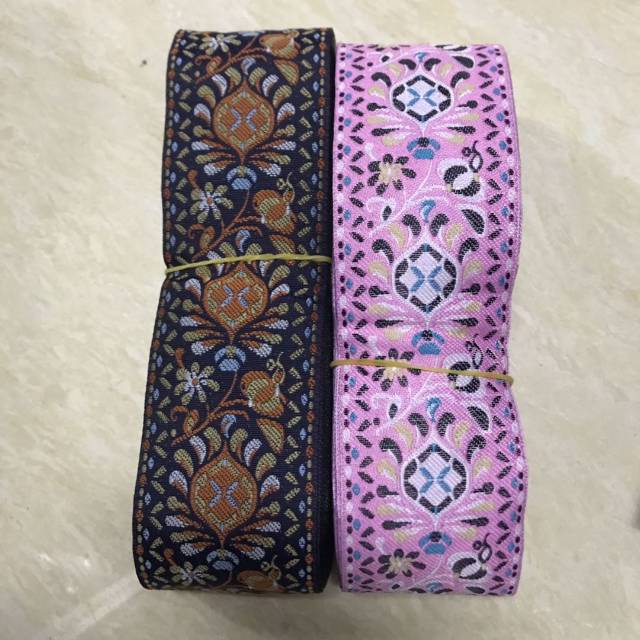 Ethnic Style Lace Accessories Decorative Edge Diy Handmade Cloth Ancient Clothing Hanfu Cloth Edge Embroidery Webbing Retro details Picture