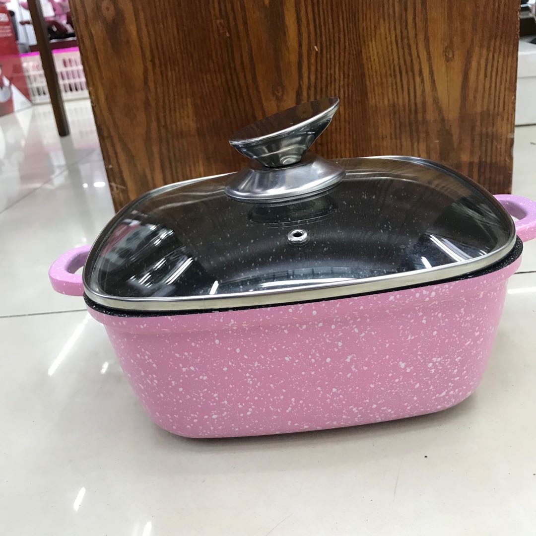 Non-stick pan, frying pan, household pancake pan, small steak and egg frying pan, suitable for induction cooker, gas stove and hot pot details Picture