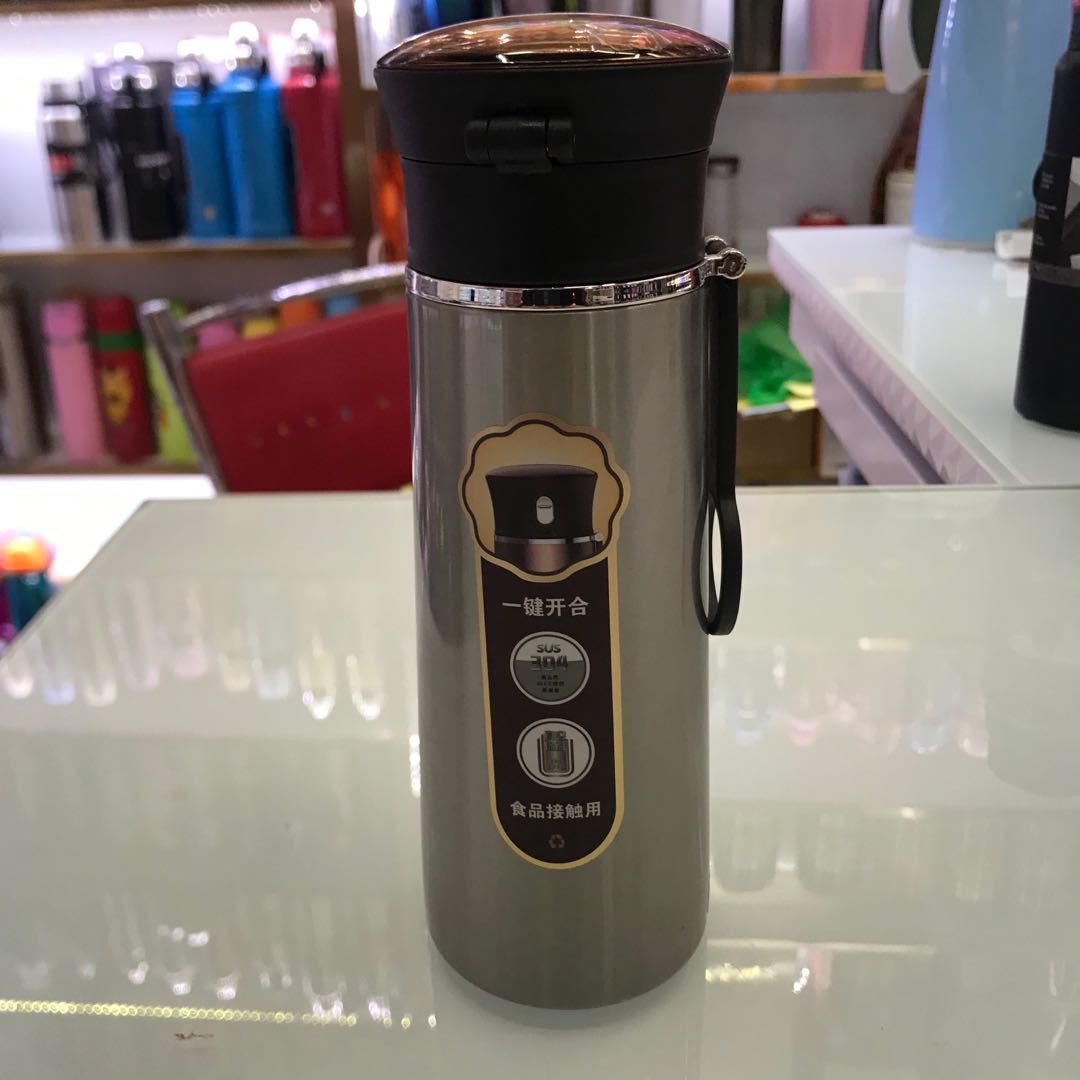 不锈钢商务保温杯带茶网泡茶杯男女士办公杯咖啡水杯图