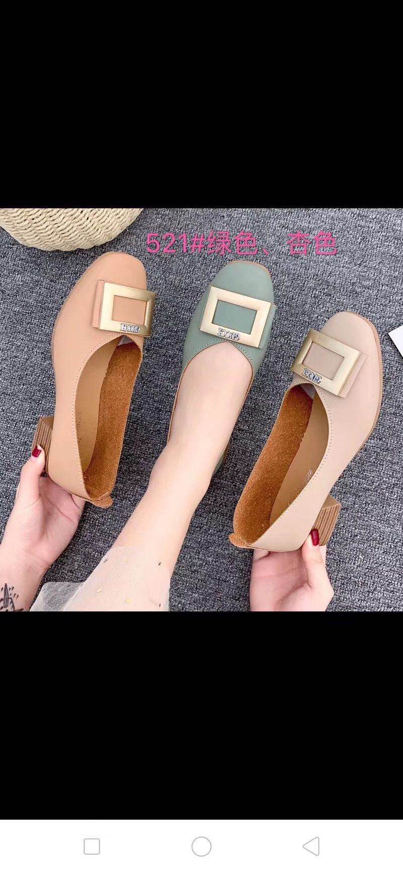 521 Kay Crown 2020 New Women's Soft Leather Shoes full figure