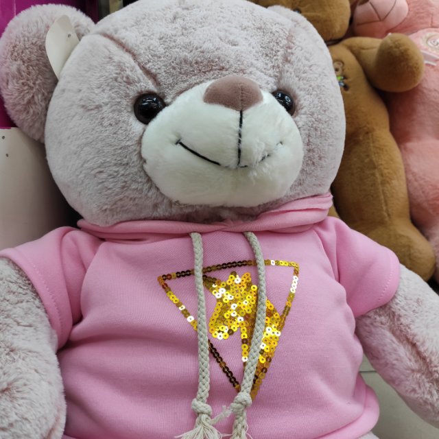 Factory direct sales of little grey teddy bears, hug bear dolls, birthday gifts, children's hug bears details Picture