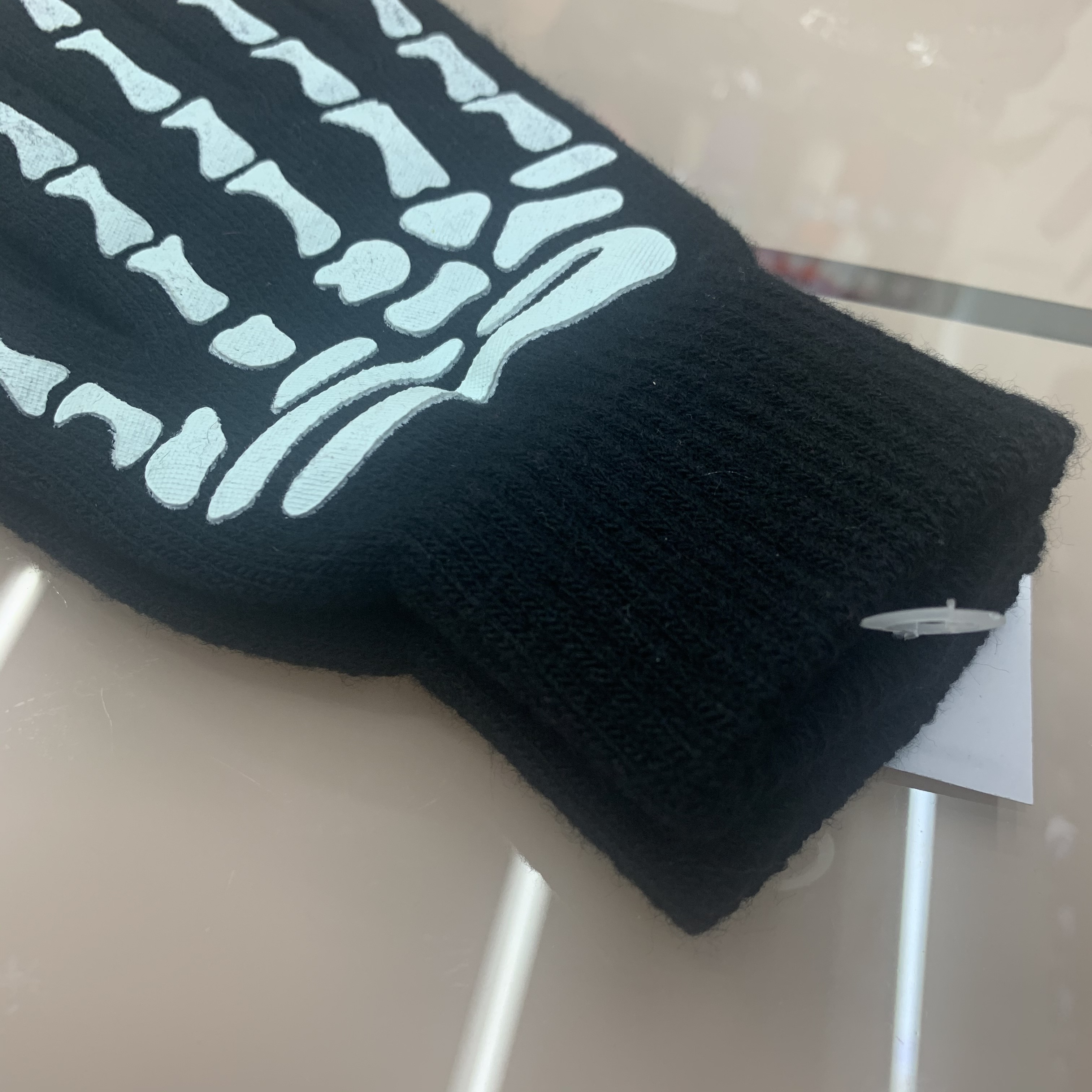 Touch Screen Magic Gloves Plus Fleece Thickened Driving Knitted Cotton Wool Line Winterproof Warm Cycling Men And Women Autumn And Winter Specification drawing