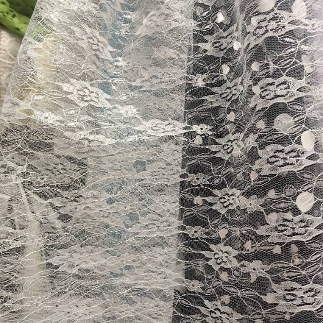 兰花银蕾丝服装面料饰品工艺品面料