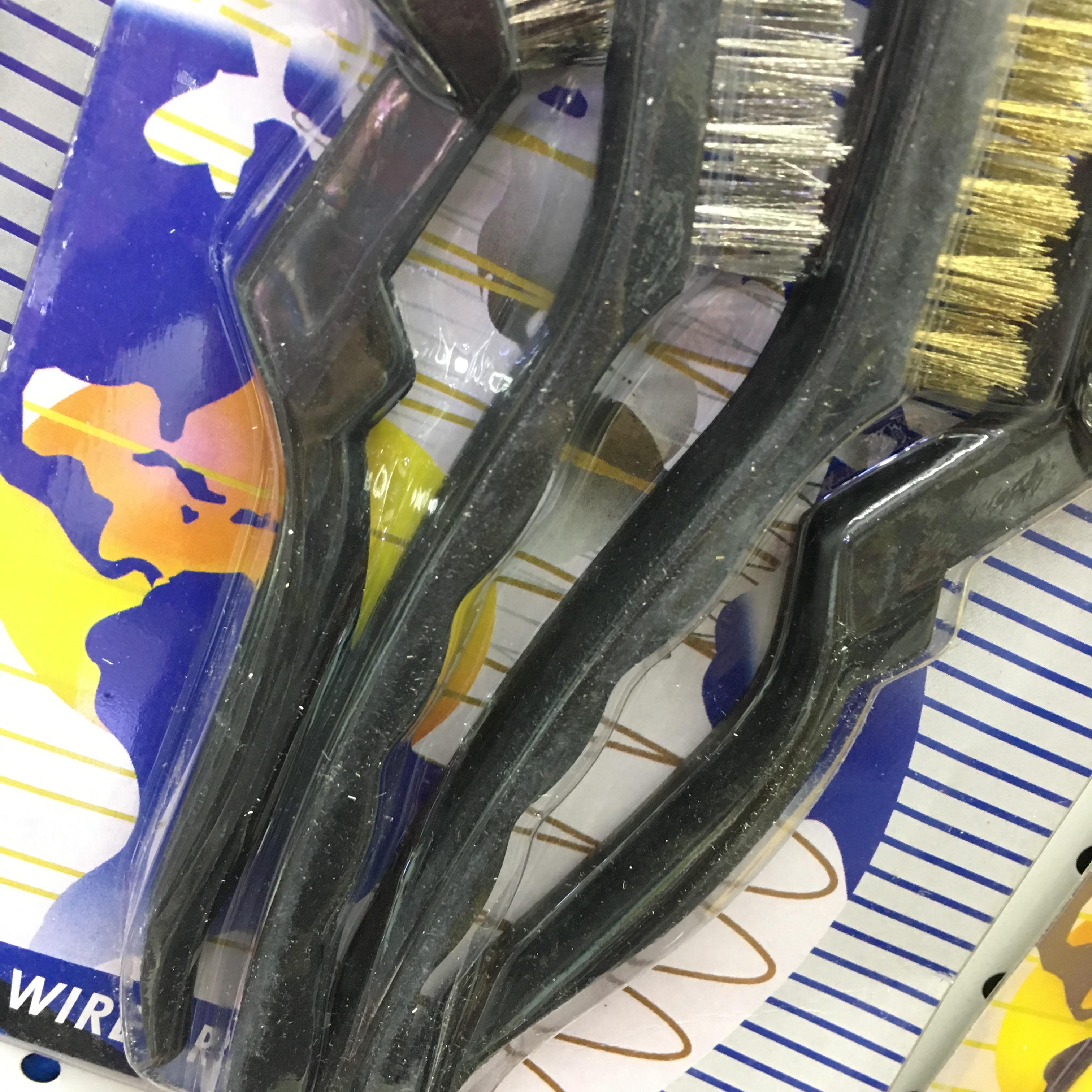 4个装煤气灶清洁刷灶台缝隙去死角刷去污刷钢丝刷厨房用刷硬毛细节图