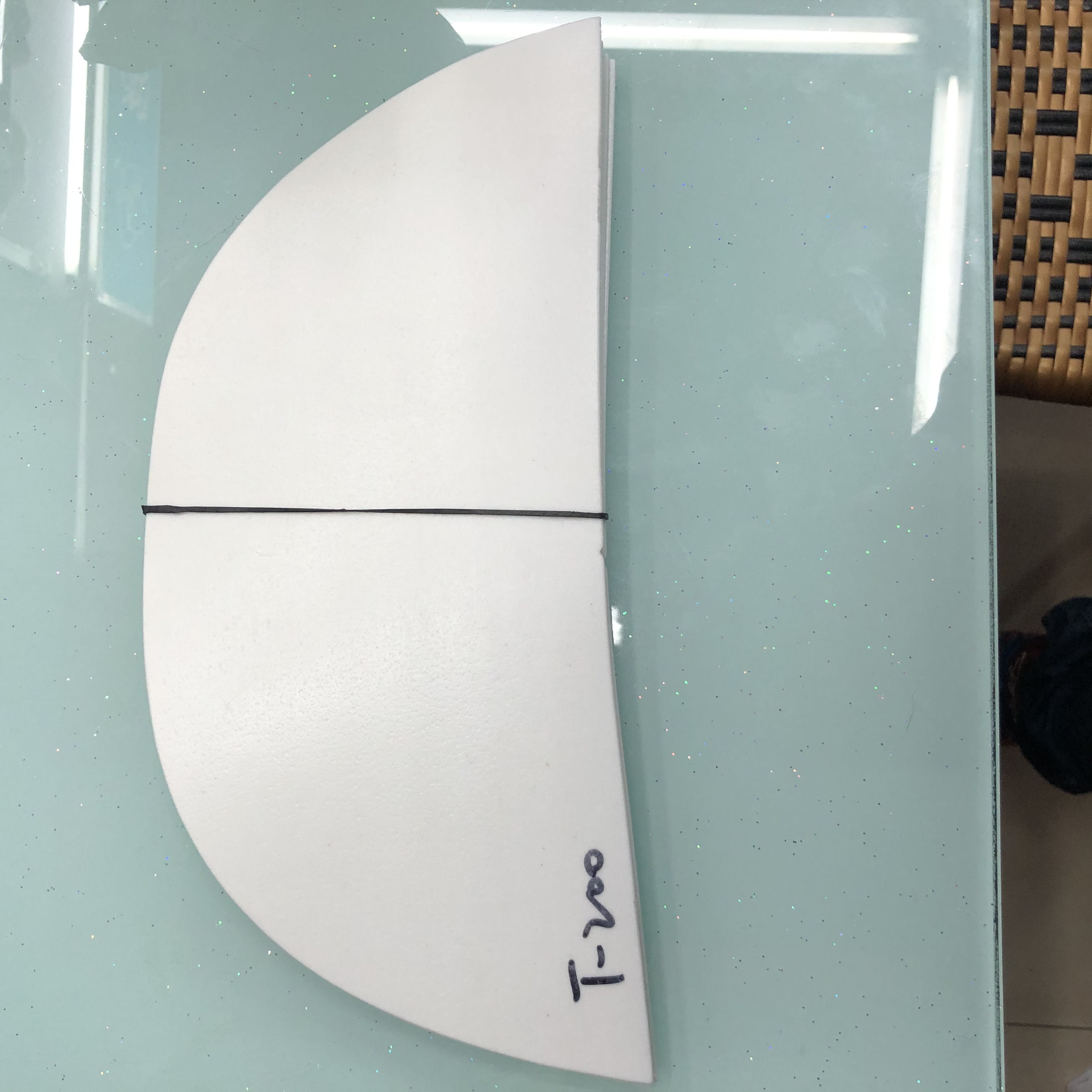 Custom Plastic Plate Black And White Handmade Tongue Clothing Accessories Hat Accessories