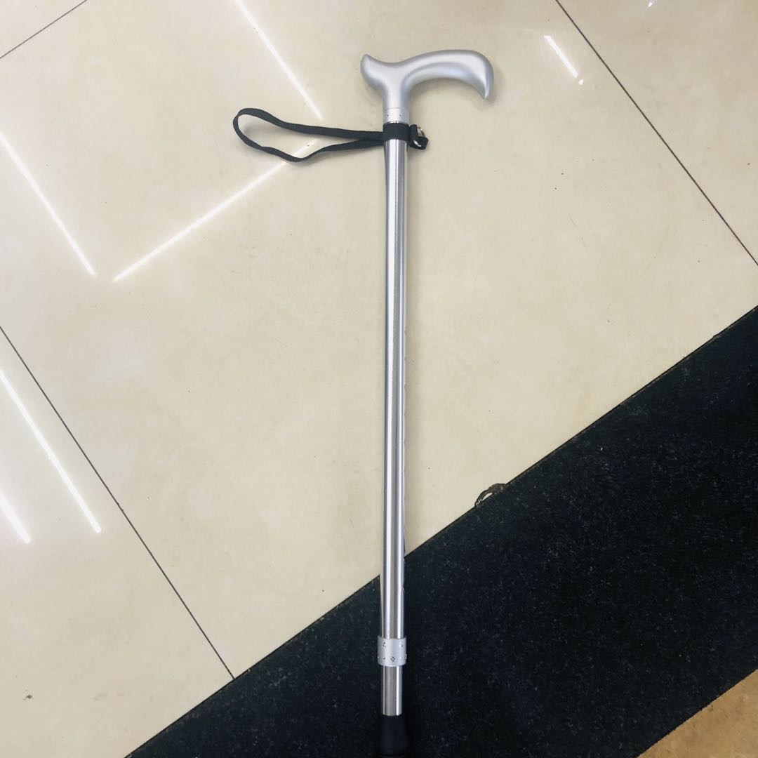 爆款两节单脚老人手杖保健健身产品图