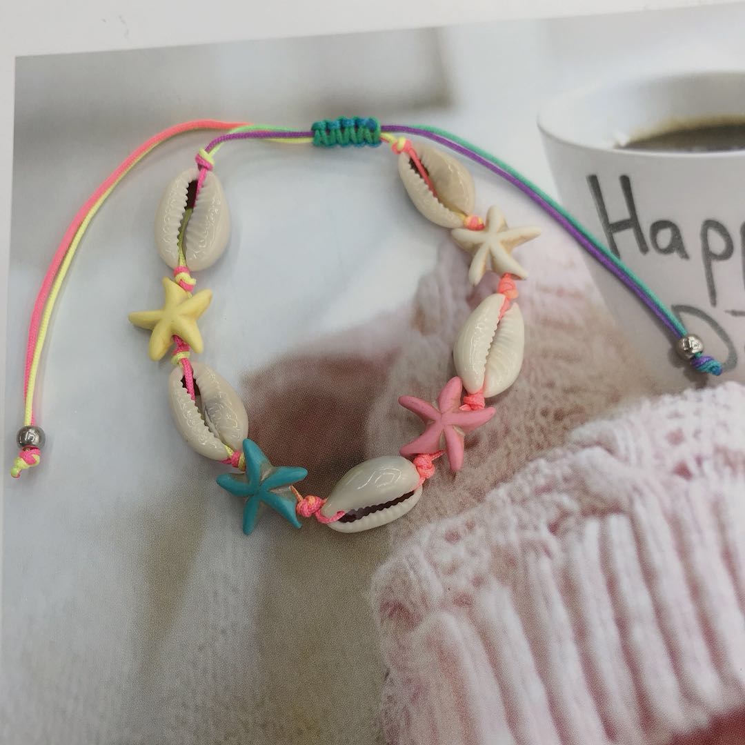Hot style fashion natural shell bracelet ocean wind personality versatile girl temperament hand string thumbnail