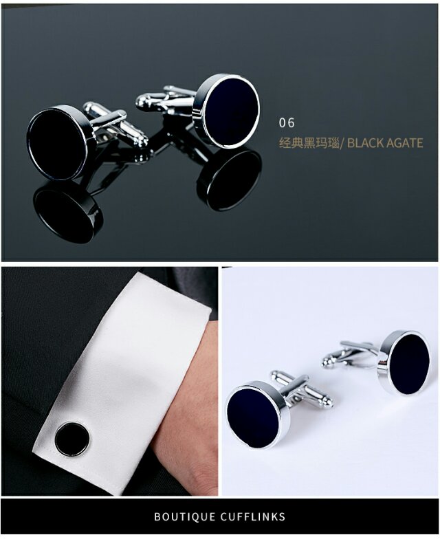 New metal cufflinks for clothing, wholesale cufflinks, popular clothing accessories