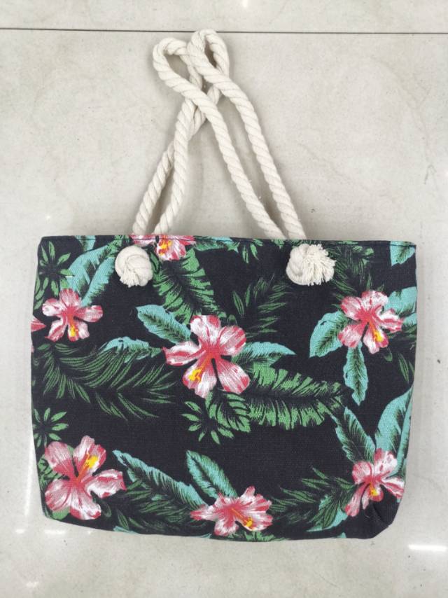 Fashion Small Fresh Canvas Handbag Shoulder Bag Leisure Shopping Bag
