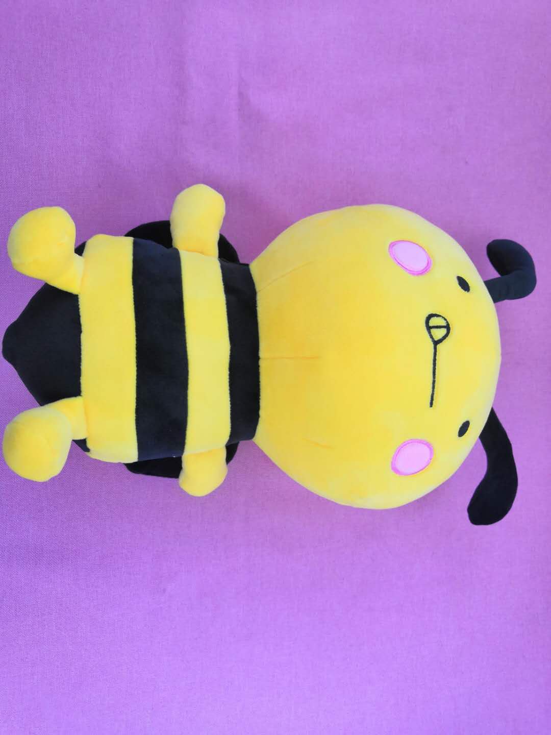 35公分新款可爱卡通蜜蜂四面弹毛绒玩具厂家批发