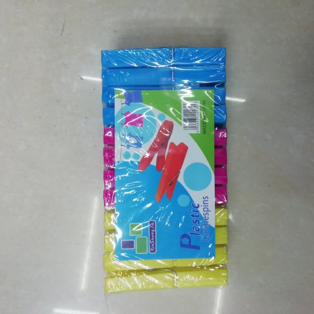 晾衣服晒被子防风固定器大号小号家用衣夹晾晒夹强力塑料夹子12个套装