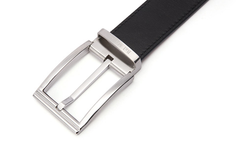 Leather Belt Men's Leather Needle Buckle Youth Black Fashion Belt Men's Business Durable Hundred Lap Needle Buckle Youth Student Cowboy Belt Specification drawing