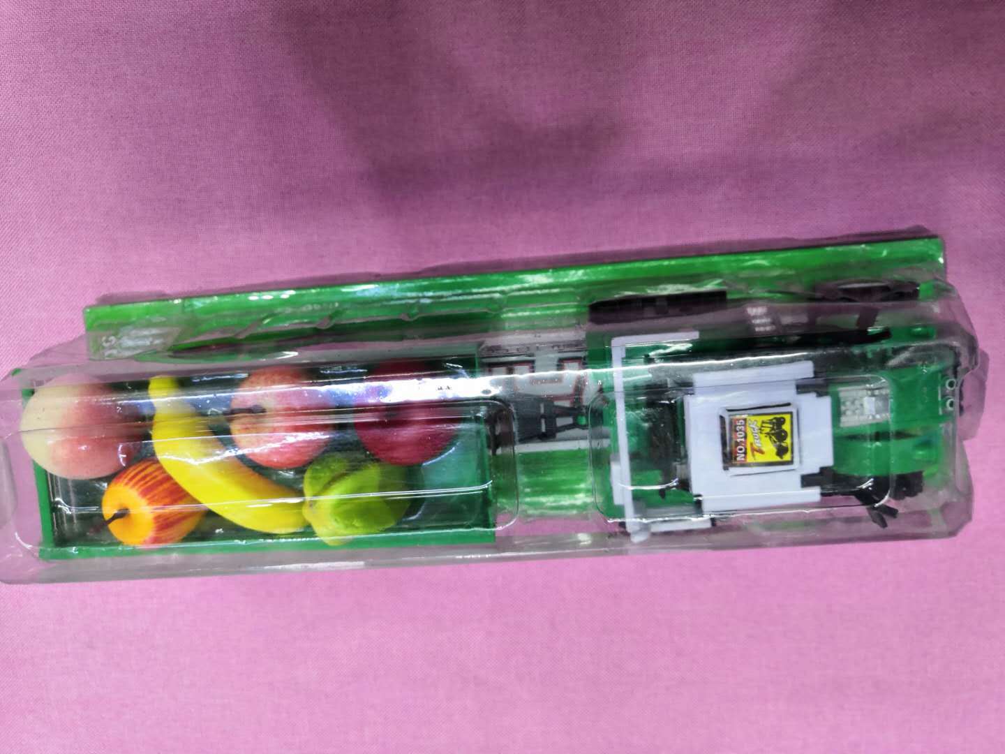 Farmer's tractor simulation fruit set alloy car manufacturer wholesale thumbnail