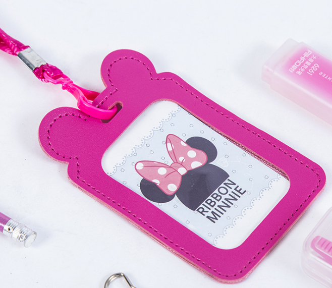 Id card holder, work ID card holder, lanyard, printed logo, factory name, custom-made employee work ID, name tag, hanging work card, work name details Picture