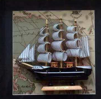 Dingding Decorative Painting Firm 40X40cm Sailboat Series Decorative Painting details Picture