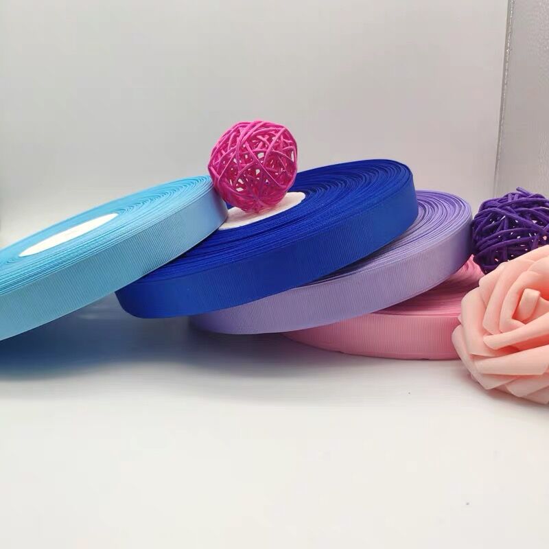 Ribbed ribbon diy handmade bow baking gift box packaging webbing details Picture