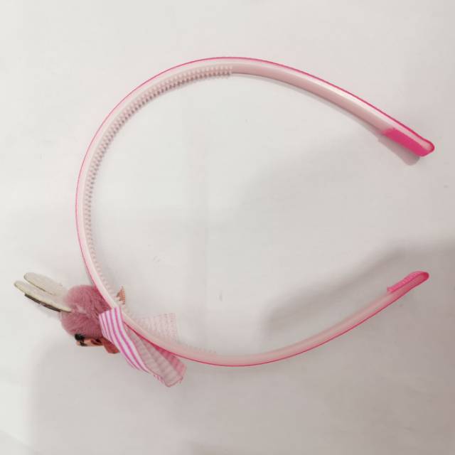 New children's headdress cloth cartoon rabbit rabbit hair ball plastic hair hoop head hoop hair headdress small fresh style thumbnail
