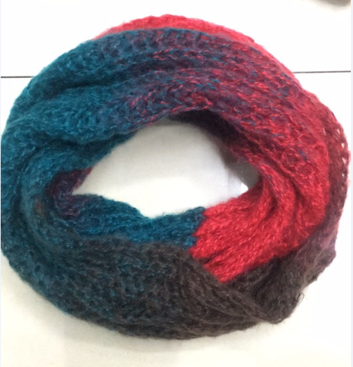 Women's Fashion Trend All-In-One Warm Gradient Knit Bib details Picture