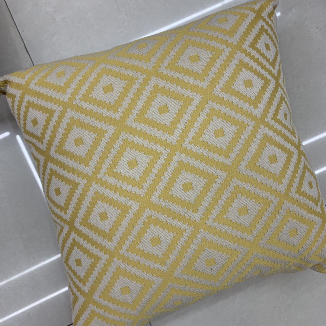 Linen Double Cross Check Pillow Case Specification drawing