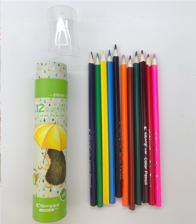 Yalon Culture Student Stationery Office Culture Writing Tools Pencil Children's Drawing Barrel Color Lead 12 Color Color Pencils Wholesale Price Is Affordable Specification drawing