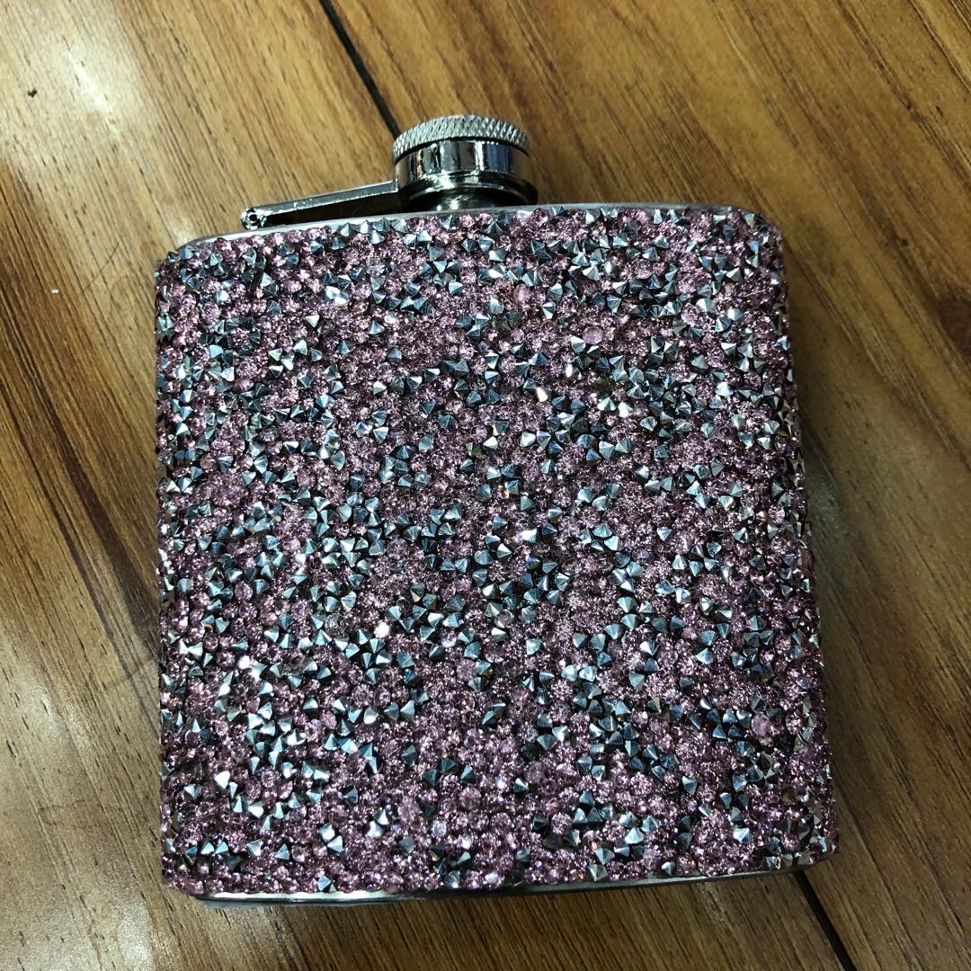 不锈钢俄罗斯酒壶随身携带户外德国高档复古英伦礼品酒壶细节图