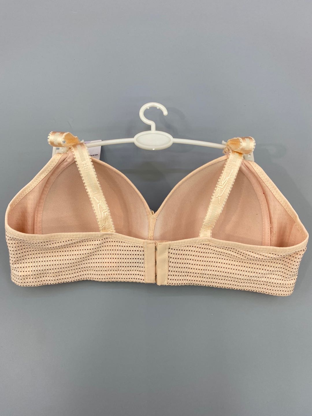 梦琪舒春夏新款女士薄款定型调整型文胸无钢圈拉丝光面收副乳三排扣胸罩无磁保健文胸1651120产品图