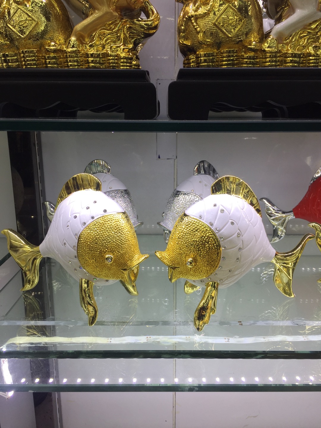 家居办公工艺品飞机鱼装饰摆件厂家直销图