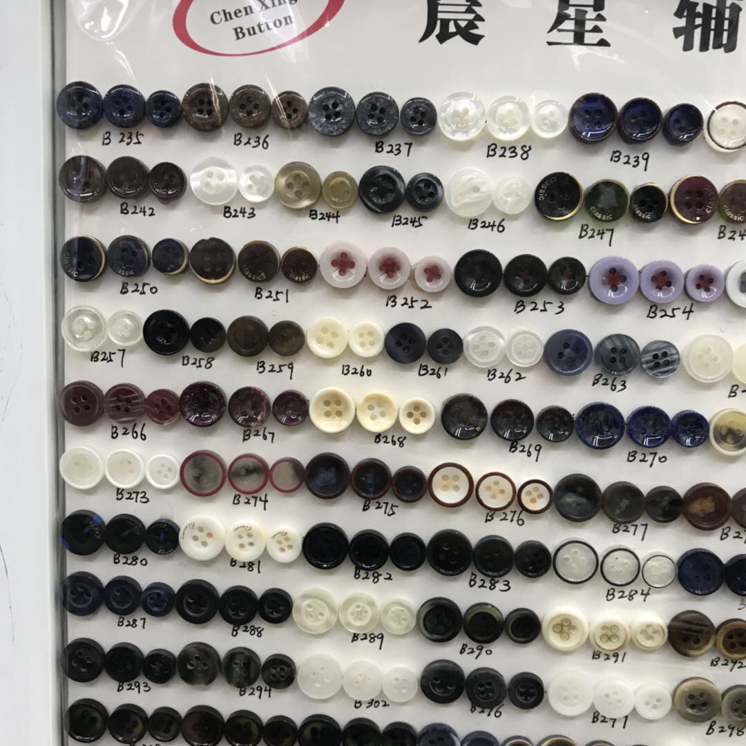 Round Resin Matte Wool Coat Buckle