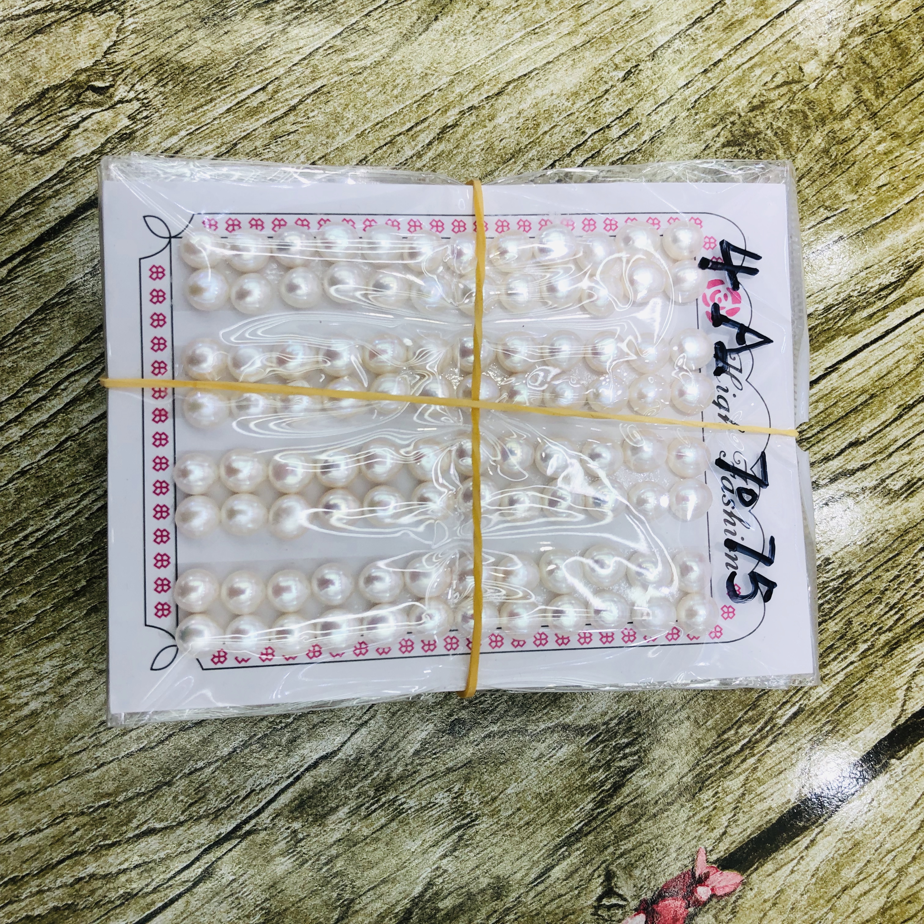 Flat half-hole flat round steamed buns, freshwater pearls, loose beads, bread beads, 4A grade, 4-12mm, factory direct sales