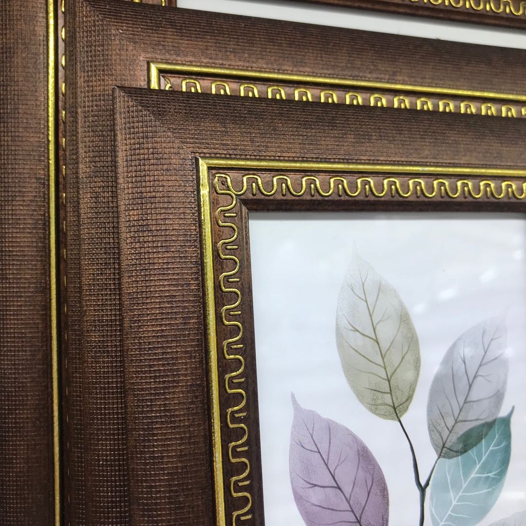 美式定做婚纱画框装裱6七7寸A4挂墙复古冲印洗照片加相框摆台竖横产品图