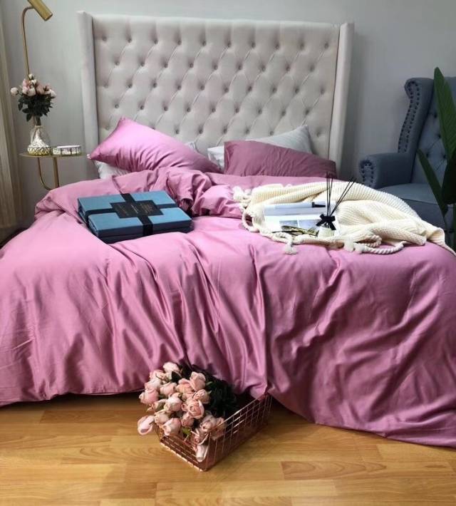 Long-staple cotton, the king of cotton, all-cotton premium four-piece set, Nordic style, modern style, American style bedding four-piece set, bedding bed sheet and quilt cover four-piece set, bedding bed sheet and quilt cover four-piece set details Picture