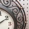 创意美式复古古铜色圆盘静音钟表挂钟客厅仿古欧式金属北欧装饰挂表个性时钟细节图