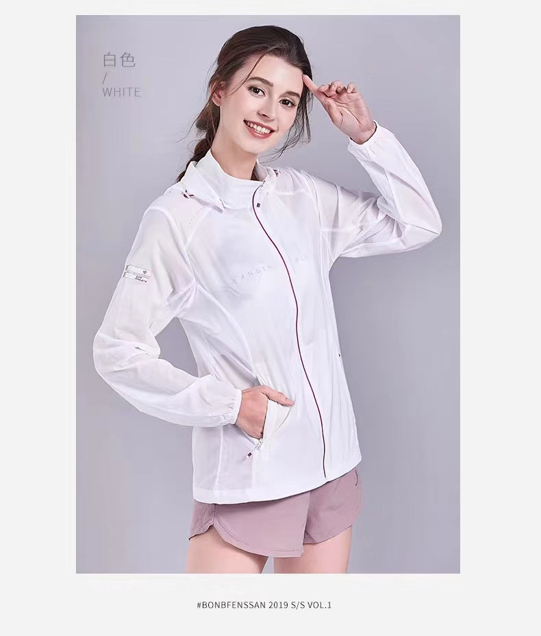 短外套防晒衣女2020夏季新款防紫外线百搭薄款网红骑车棒球白色防晒服产品图