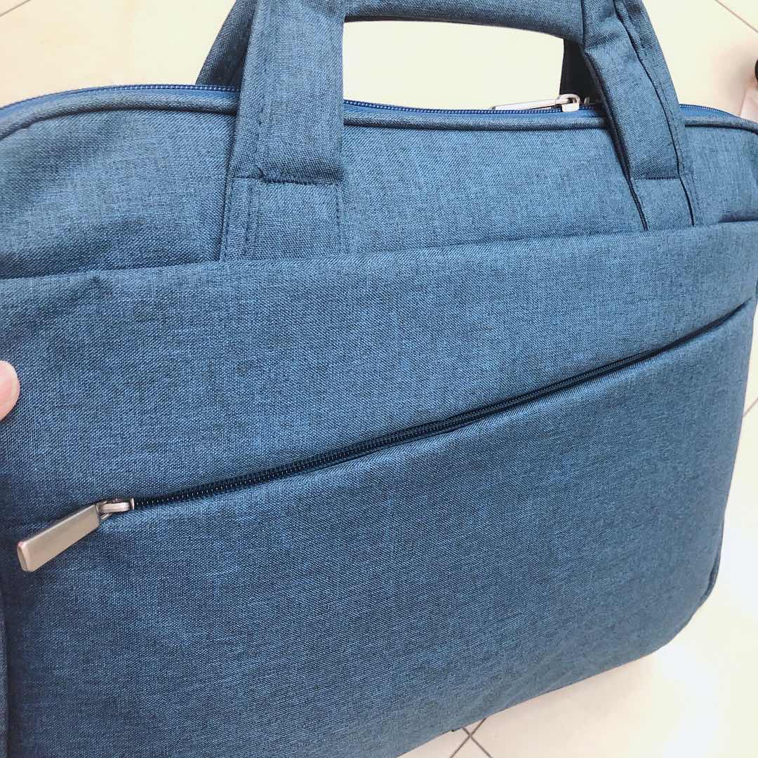 Business simple single-shoulder bag, men's simple handbag, office briefcase, canvas computer bag, business bag, Oxford cloth conference bag details Picture