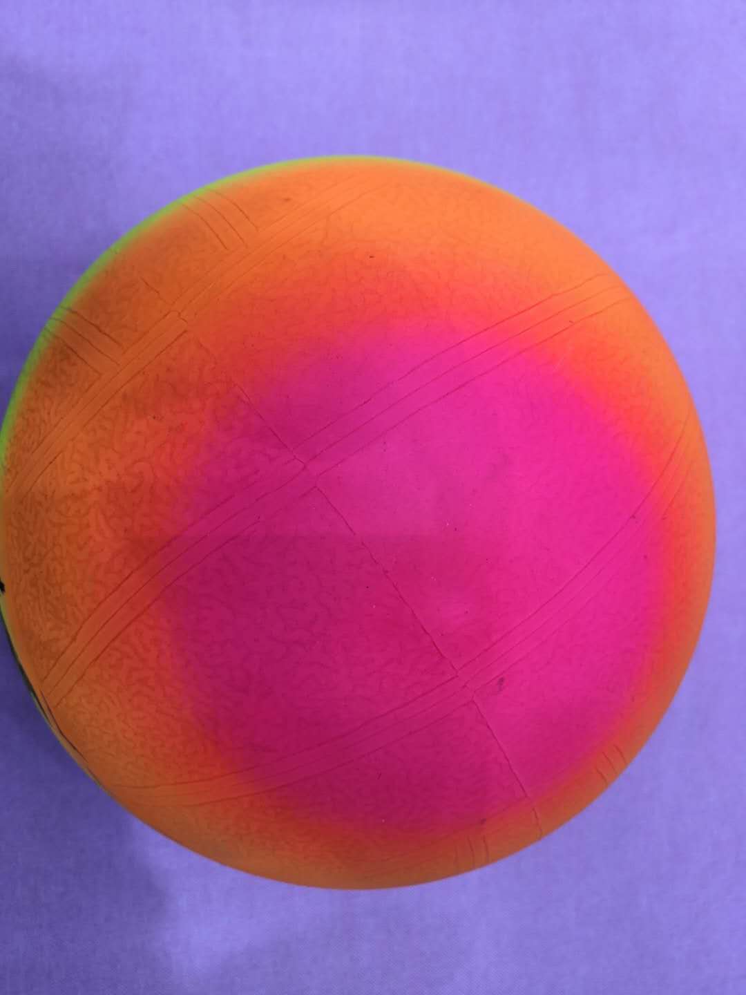 20cm rainbow printed ball pattern can be customized beach PVC ball inflatable toys wholesale water details Picture