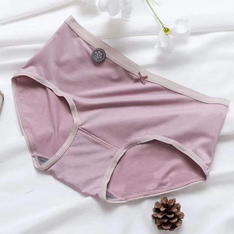 High quality smooth seamless brocade cotton women's underwear summer thin briefs graphene antibacterial thumbnail