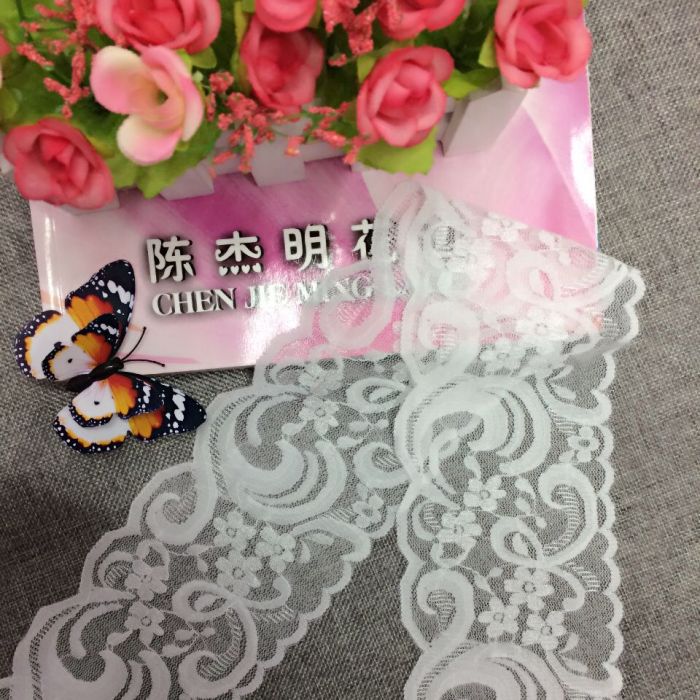 New Lace Lace Accessories Gauze Skirt This White Lace With Skirt Clothing Edge Material details Picture