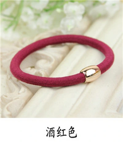 Korean Bottom Hair Band Korean Version Hair Accessories Super Elastic Hair Rope Simple Hair Band Hair Accessories