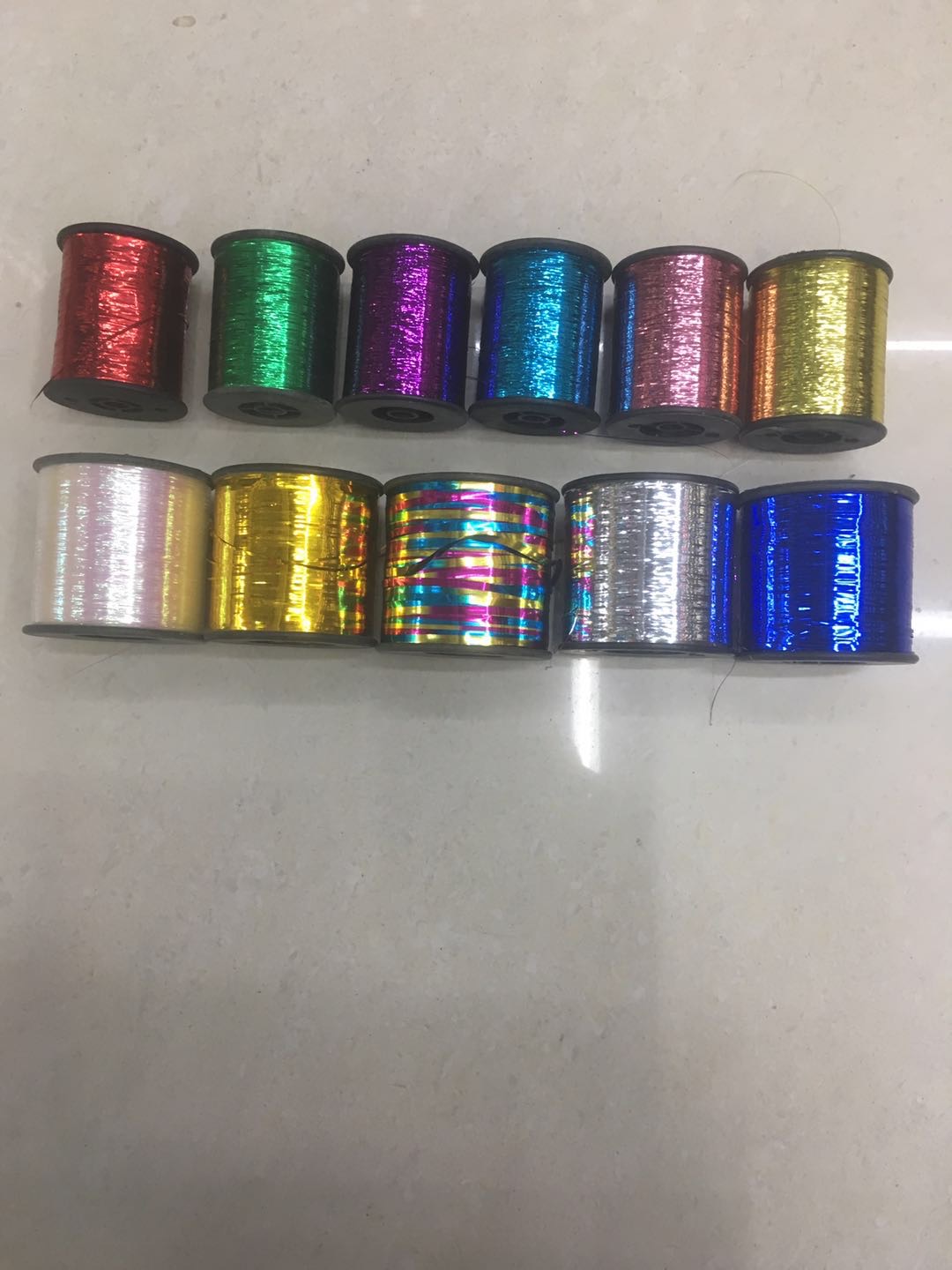 金银线电脑绣花线金丝线DIY手工十字绣金属线金线细银丝线亮丝线。