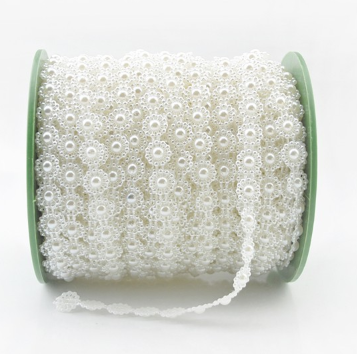 Wedding Decoration Diy Jewelry Bead Chain 10Mm Sunflower Cotton Wire Bead Wholesale details Picture