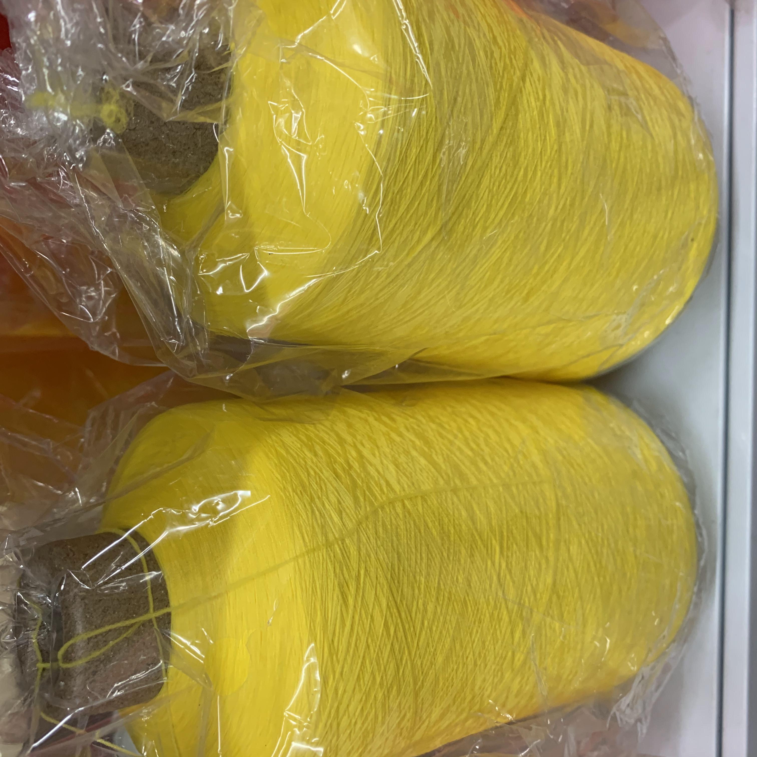 Household handmade polyester thread, DIY needle and thread, yellow