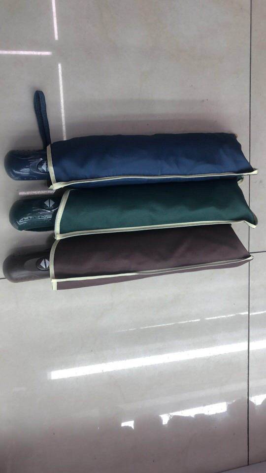 全自动素色三折伞图