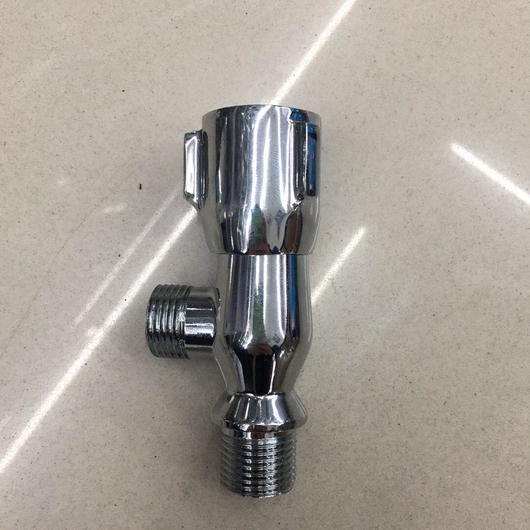 Thickened electroplated, universal cold and hot water Angle valve, toilet, water heater, faucet, stainless steel, extended bathroom hardware accessories