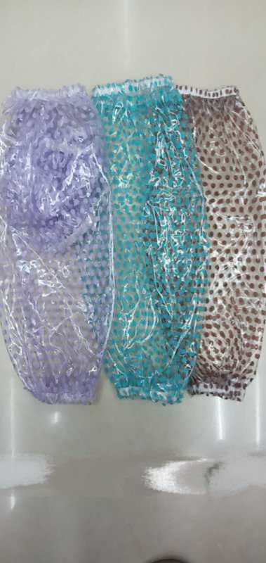 防水袖套女长款工作厨房防油套袖可爱护袖秋冬产品图