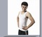 韩版夏季男士吊带背心棉透气紧身无袖汗衫男跨栏运动潮修身纯白色产品图