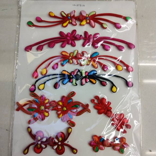 国潮金鱼盘扣秀禾服花扣一字扣琵琶扣旗袍扣子中式礼服唐装扣舞蹈服民族风