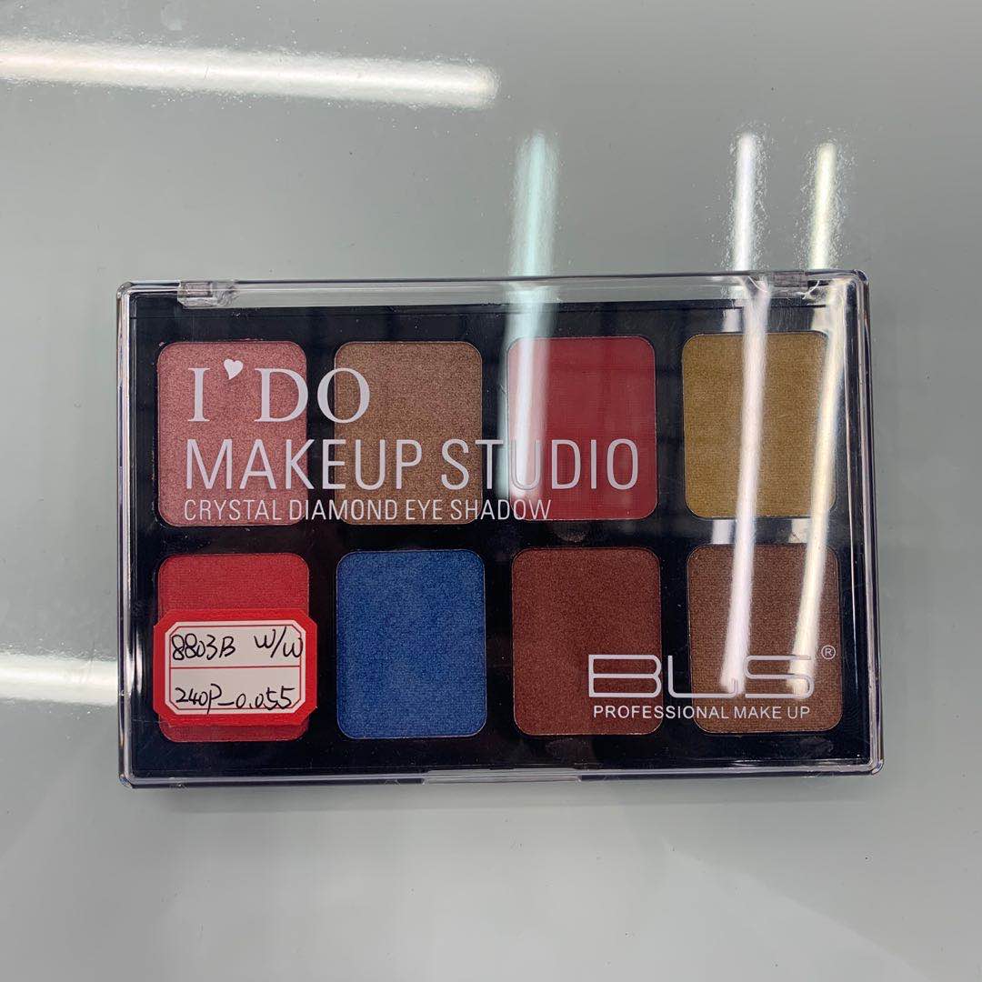 8色百搭眼影盘欧美夸张时尚哑光珠光初学者